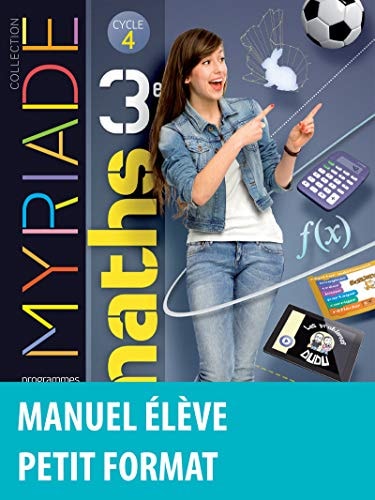 Maths 3e Myriade Manuel de l'élève