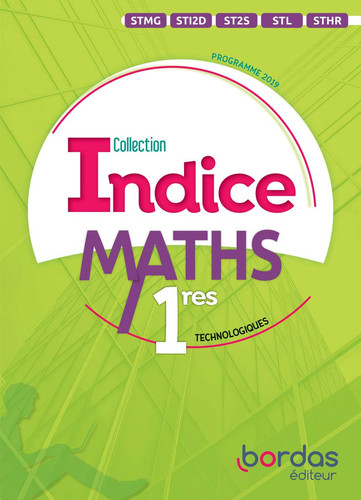 Maths 1res technologique Indice