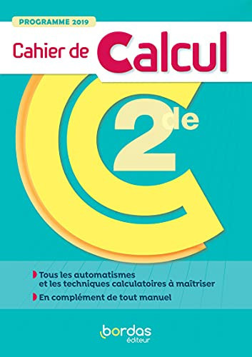 Cahier de calcul 2de