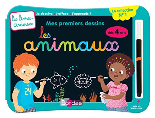Mes premiers dessins - les animaux Dès 4 ans, avec un feutre-craie