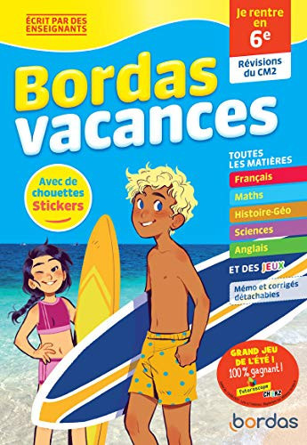 Je rentre en 6e, révisions du CM2 Avec de chouettes stickers