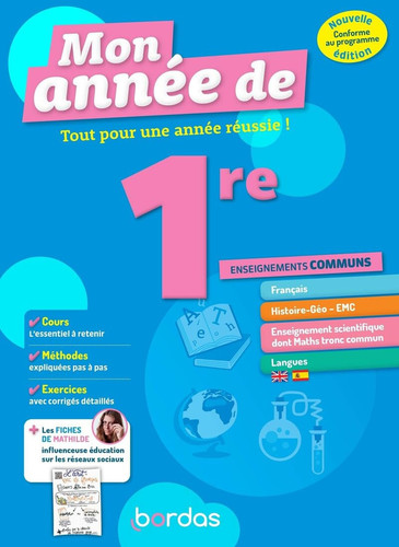 Mon année de 1re - Enseignements communs