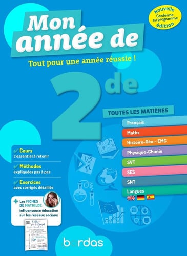 Mon année de 2de Toutes les matières