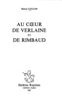 Au cur de Verlaine et de Rimbaud
