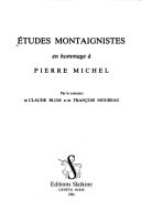 Etudes montaignistes en hommage à Pierre Michel (French Edition)