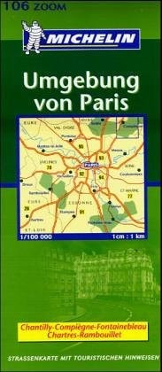 Michelin Environs of Paris Map No. 106