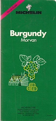 Michelin Burgundy Morvan Tourist Guide