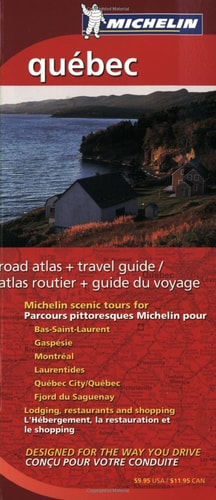 Michelin Quebec Regional Atlas & Travel Guide