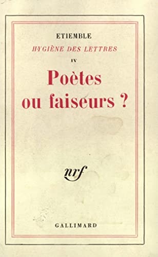 POETES OU FAISEURS ?: 1936-1966)