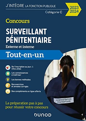 Concours surveillant pénitentiaire externe et interne Tout-en-un