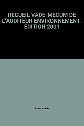 Vade-mecum de l'auditeur de l'environnement