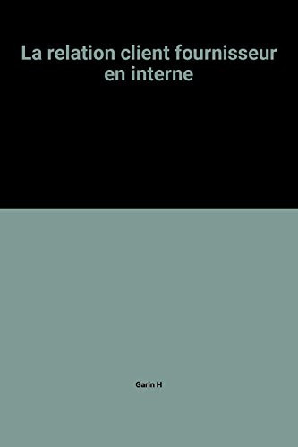 La relation client-fournisseur interne