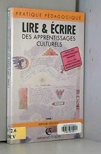 Lire et écrire des apprentissages culturels