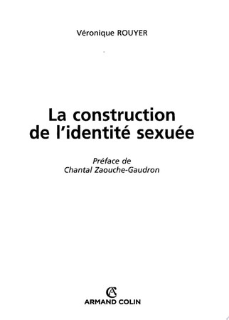 Construction de l'identité sexuée