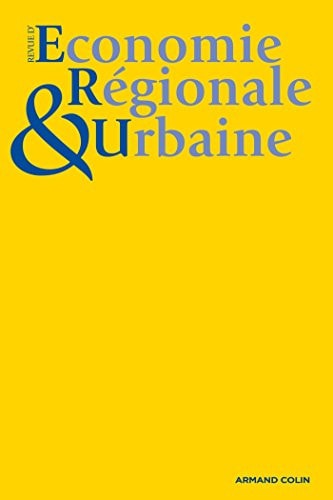 Revue D'Economie Regionale & Urbaine (4/2013) Varia