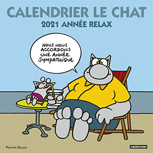 Calendrier Le Chat Année relax