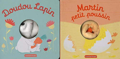 Coffret de Pâques Martin petit poussin ; Doudou Lapin