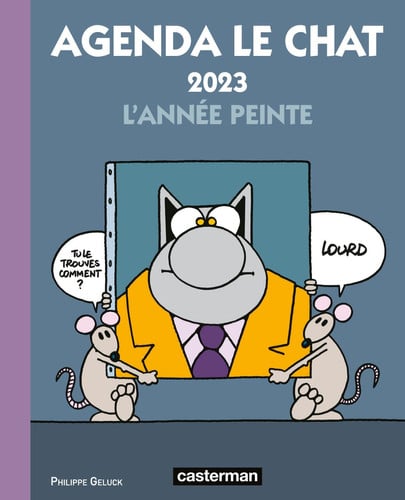 Agenda Le Chat L'année peinte