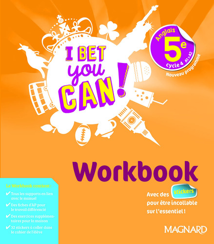 Anglais 5e I bet you can! Workbook