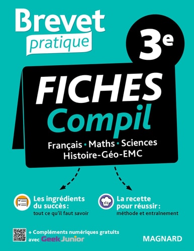 Fiches Compil 3e Français, Maths, Sciences, Histoire-Géo-EMC