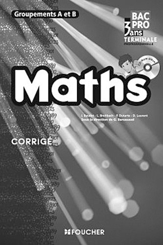 Maths Terminale professionnelle Bac pro 3 ans