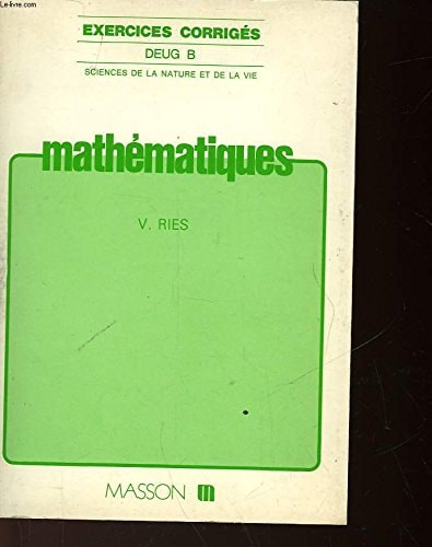 Mathématiques exercices corrigés