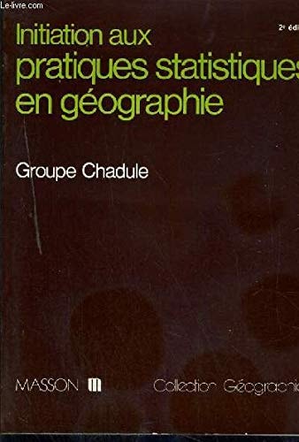 Initiation aux pratiques statistiques en géographie