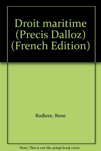 Droit maritime (Précis Dalloz) (French Edition)
