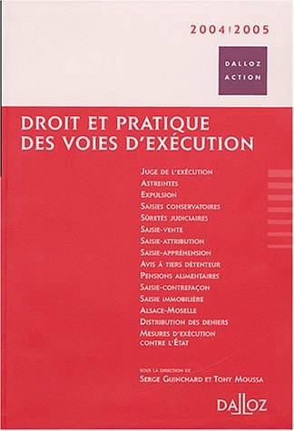 Droit et pratique des voies d'exécution