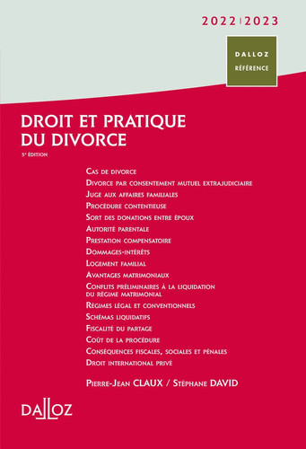 Droit et pratique du divorce