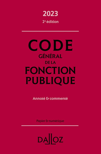 Code général de la fonction publique Annoté & commenté
