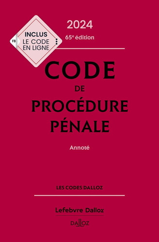 Code de procédure pénale annoté