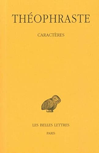 Theophraste, Caracteres
