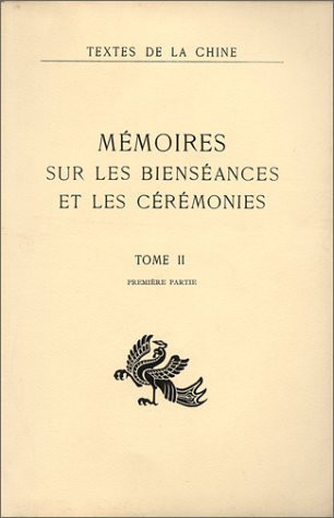 Mémoires sur les bienséances et les cérémonies, tome 2, 1re et 2e partie