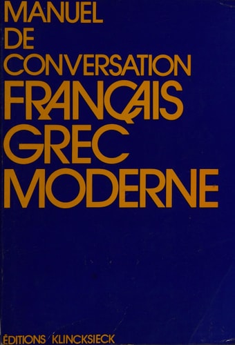 Manuel de conversation français-grec moderne (roméique)
