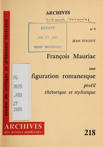 Archives des lettres modernes