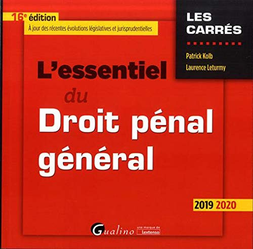 L'essentiel du droit pénal général