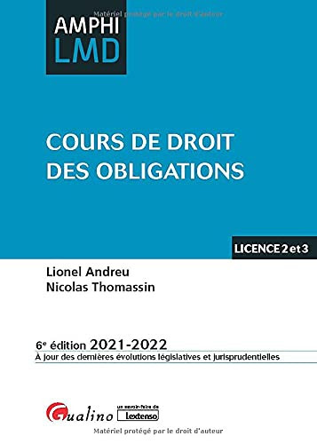 Cours de droit des obligations