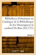 Bibliotheca Duboisiana. Volume 4