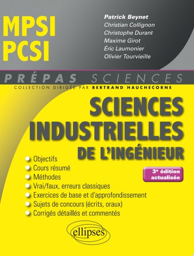 Sciences industrielles de l'ingénieur MPSI - PCSI - 3e édition actualisée