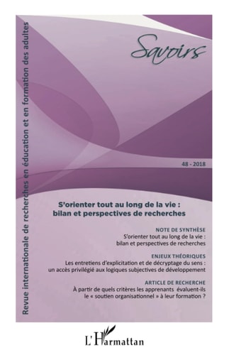 S'orienter tout au long de la vie : bilan et perspectives de recherches