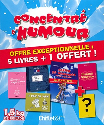 Baril Concentré d'humour Coffret en 5 volumes : Le journal intime de Nicolas S ; Humour saugrenu ; Le Coup du lapin ; Humour anglo-saxon ; Cahier de vacances pour adultes