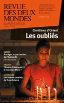 Revue des Deux Mondes février 2015 Chrétiens d'Orient. Les oubliés