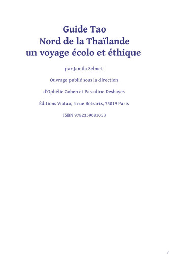 Nord de la Thaïlande Un voyage écolo et éthique