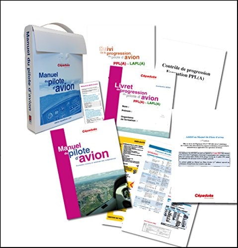 Malette du pilote privé d'avion Licence de pilote privé d'avion PPL(A) conforme AESA
