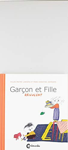 Garçon et fille bricolent