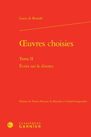 Écrits sur le divorce