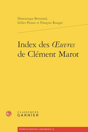 Index des oeuvres de Clément Marot