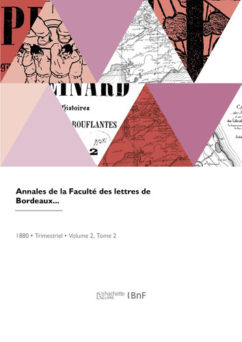 Annales de la Faculté des lettres de Bordeaux