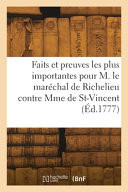 Précis et résumé des faits et des preuves les plus importantes